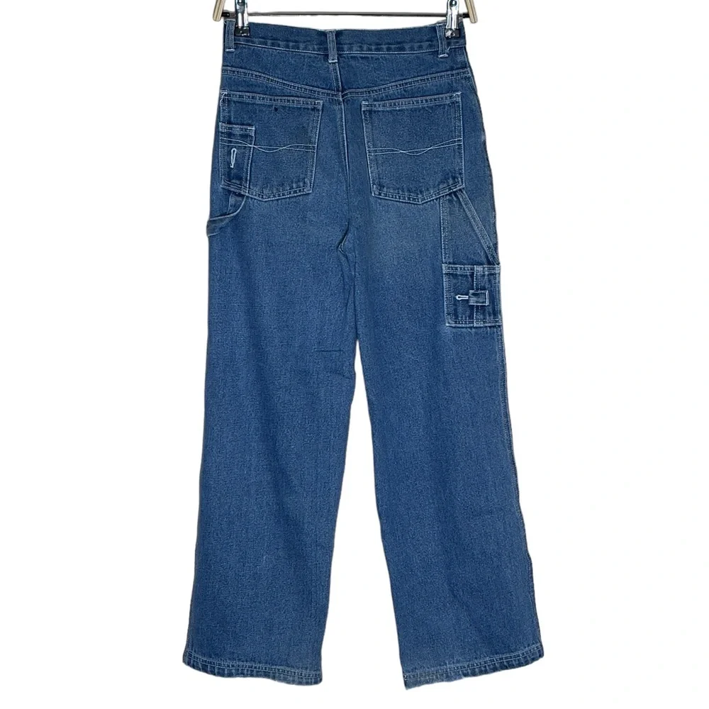 FUBU Y2K Embroidered Youth Size 12 Blue Jeans